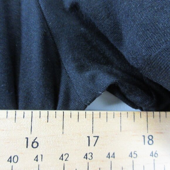 Boden Knot Detail Jersey Mini Dress 8 Black Viscose Blend Belted Cocktail 278 - Picture 9 of 11